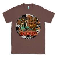 Chestnut Christmas Cowboy Boots Classic Tee - RanaPortraitStore