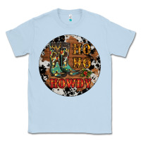 Dusty Blue Christmas Cowboy Boots Classic Tee - RanaPortraitStore