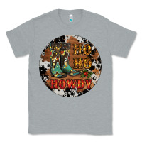 Heather Grey Christmas Cowboy Boots Classic Tee - RanaPortraitStore