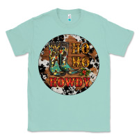Seafoam Christmas Cowboy Boots Classic Tee - RanaPortraitStore