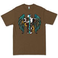 Cacao western wings cross blessed Premium Tee - RanaPortraitStore