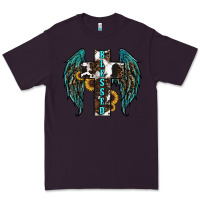 Plum western wings cross blessed Premium Tee - RanaPortraitStore