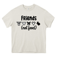 Cream Friends not Food Heavy Core Tee - Bettercallsaul