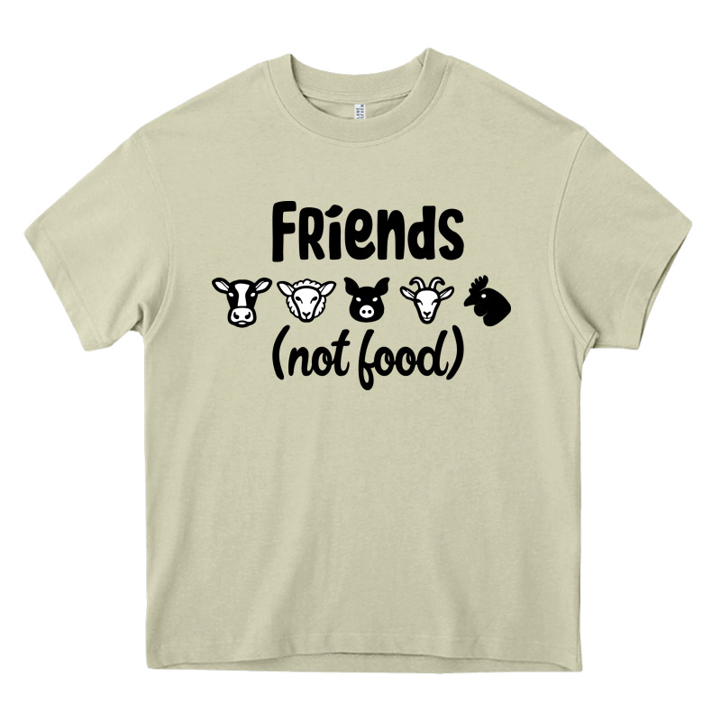 Friends Not Food Heavy Core Tee by Bettercallsaul | Teevron