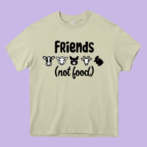 Friends Not Food Heavy Core Tee Designed By Bettercallsaul