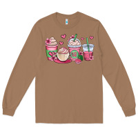 Toasted Coconut valentines day coffee cups Long Sleeve Tee - OliviaCreatesArt