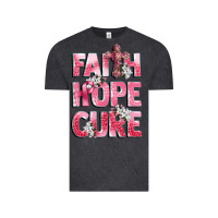 Vintage Black faith hope cure breast cancer Vintage Tee - CowGirlArtShop