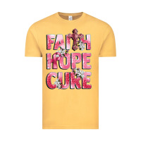 Vintage Mustard faith hope cure breast cancer Vintage Tee - CowGirlArtShop