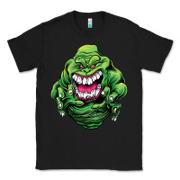Black halloween green slimer ghost Classic Tee - longCreatives