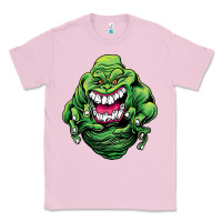 Bubblegum Pink halloween green slimer ghost Classic Tee - longCreatives