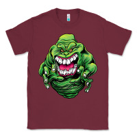 Burgundy halloween green slimer ghost Classic Tee - longCreatives