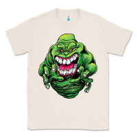 Natural halloween green slimer ghost Classic Tee - longCreatives