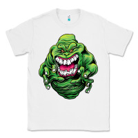 White halloween green slimer ghost Classic Tee - longCreatives