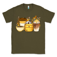 Army Green Bee Honey Coffee Cups Classic Tee - Artiststas
