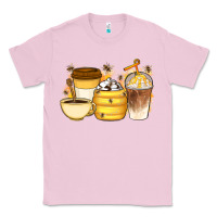 Bubblegum Pink Bee Honey Coffee Cups Classic Tee - Artiststas