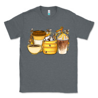 Charcoal Heather Bee Honey Coffee Cups Classic Tee - Artiststas