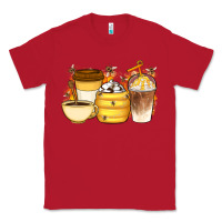 Red Bee Honey Coffee Cups Classic Tee - Artiststas