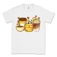 White Bee Honey Coffee Cups Classic Tee - Artiststas