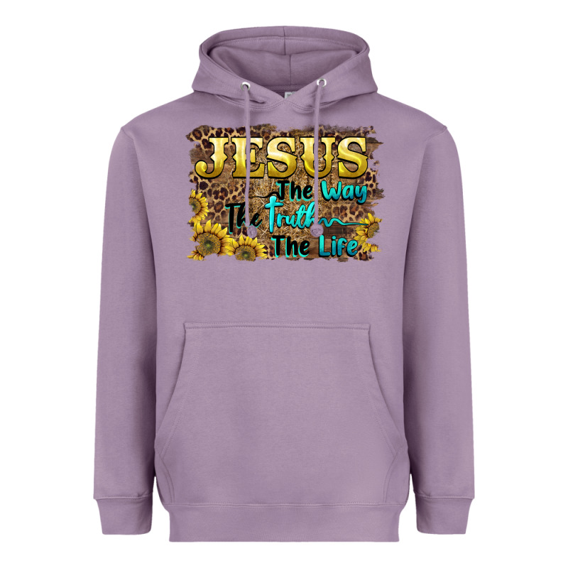 Jesus The Way The Truth The Life Heavyweight Hoodie by BarkalooDesign | Teevron