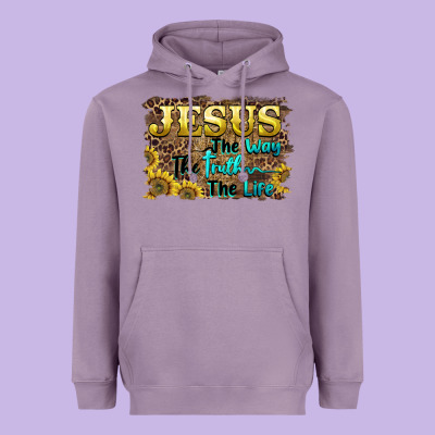 Jesus The Way The Truth The Life Heavyweight Hoodie Designed By Barkaloodesign