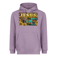 Lavender jesus the way the truth the life Heavyweight Hoodie - BarkalooDesign