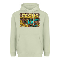 Matcha jesus the way the truth the life Heavyweight Hoodie - BarkalooDesign