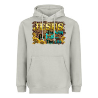 Moon Dust jesus the way the truth the life Heavyweight Hoodie - BarkalooDesign