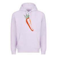 Lilac big carrot costume cute easy vegetable halloween gift Premium Hoodie - longCreatives