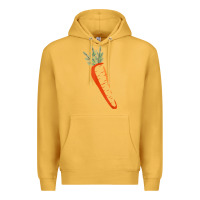 Mustard big carrot costume cute easy vegetable halloween gift Premium Hoodie - longCreatives