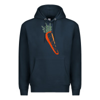 Navy big carrot costume cute easy vegetable halloween gift Premium Hoodie - longCreatives