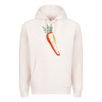 Pale Pink big carrot costume cute easy vegetable halloween gift Premium Hoodie - longCreatives