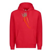 Red big carrot costume cute easy vegetable halloween gift Premium Hoodie - longCreatives