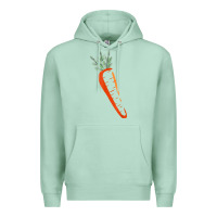Seafoam big carrot costume cute easy vegetable halloween gift Premium Hoodie - longCreatives