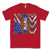 Red American mama Classic Tee - TumblerDesignByShophia