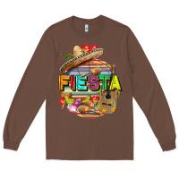 Chestnut Fiesta Long Sleeve Tee - FaDigitalArtStudio