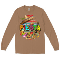 Toasted Coconut Fiesta Long Sleeve Tee - FaDigitalArtStudio