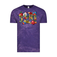 Cloud Purple autism teacher Vintage Tee - CowGirlArtShop