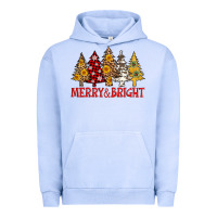 Pigment Grape Ice merry and bright leopard christmas trees Urban Hoodie - AdoDesignShop