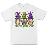 White Mardi Gras crew with gnomes Premium Tee - NancyCooperArtShop