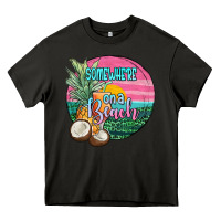 Asphalt somewhere on a beach Heavy Core Tee - JahusDesignShop