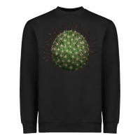 Black arizona fishhook cactus Heavyweight Sweatshirt - LillyAllenDesigns