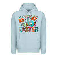 Blue Mist My 1st Easter Premium Hoodie - CowhideDigitalArt