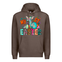 Coffee My 1st Easter Premium Hoodie - CowhideDigitalArt