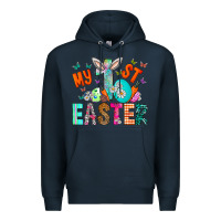 Navy My 1st Easter Premium Hoodie - CowhideDigitalArt