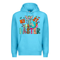 Ocean Blue My 1st Easter Premium Hoodie - CowhideDigitalArt