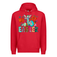 Red My 1st Easter Premium Hoodie - CowhideDigitalArt