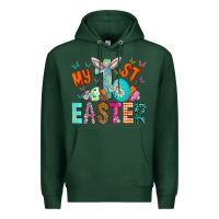 Sports Green My 1st Easter Premium Hoodie - CowhideDigitalArt