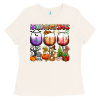 Bone hallothanksmas Ladies Tee - texasbilliewilder