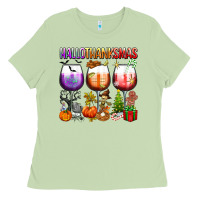 Matcha hallothanksmas Ladies Tee - texasbilliewilder