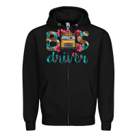 Black bus driver Zipper Hoodie - Artiststas